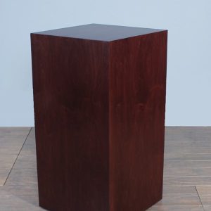 Maple Espresso 12 x 12 x 30" h Pedestal - Outlet