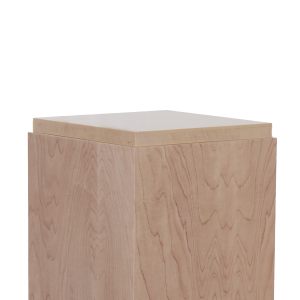 Raised Top Natural Wood Pedestals