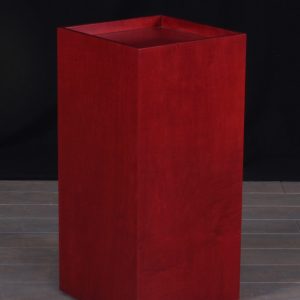 Rosenut Maple 12 x 9 x 8" h Recessed Top Pedestal - Outlet