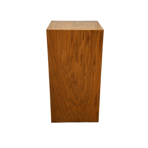 Stained Wood Rectangle Pedestals