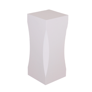 Lacquer Scalloped Pedestals